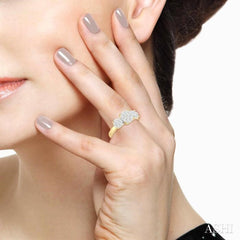 3/4 ctw Lovebright Round Cut Diamond Ring in 14K Yellow and White Gold 3/4 ctw Lovebright Round Cut Diamond Ring in 14K Yellow and White Gold