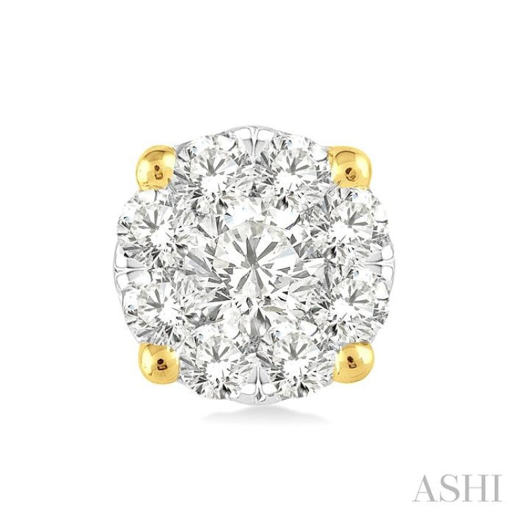 1/6 Ctw Lovebright Round Cut Diamond Stud Earrings in 14K Yellow Gold 1/6 Ctw Lovebright Round Cut Diamond Stud Earrings in 14K Yellow Gold