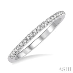 1/10 ctw Round Cut Diamond Wedding Band in 14K White Gold 1/10 ctw Round Cut Diamond Wedding Band in 14K White Gold