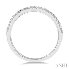 1/10 ctw Round Cut Diamond Wedding Band in 14K White Gold 1/10 ctw Round Cut Diamond Wedding Band in 14K White Gold