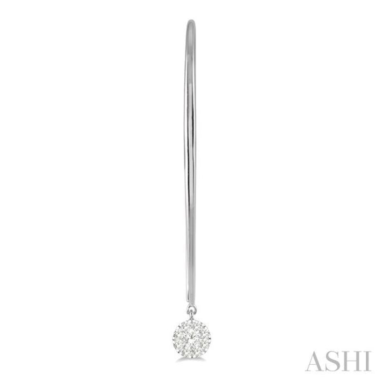 1/3 Ctw Round Dangler Lovebright Diamond Earring in 14K White Gold 1/3 Ctw Round Dangler Lovebright Diamond Earring in 14K White Gold