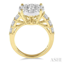 2 ctw Round Diamond Lovebright Ring in 14K Yellow and White Gold 2 ctw Round Diamond Lovebright Ring in 14K Yellow and White Gold
