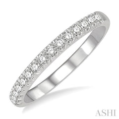 1/4 Ctw 15Stones Round Cut Diamond Wedding Band in 14K White Gold 1/4 Ctw 15Stones Round Cut Diamond Wedding Band in 14K White Gold
