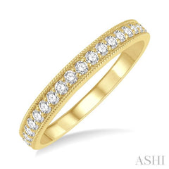 1/3 ctw Round Cut Diamond Wedding Band in 14K Yellow Gold 1/3 ctw Round Cut Diamond Wedding Band in 14K Yellow Gold