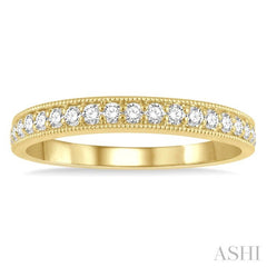 1/3 ctw Round Cut Diamond Wedding Band in 14K Yellow Gold 1/3 ctw Round Cut Diamond Wedding Band in 14K Yellow Gold