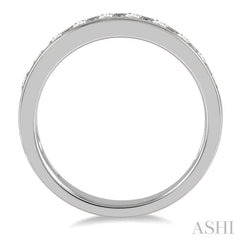 3/4 ctw Channel Set 11 Stone Round Cut Diamond Wedding Band in 14K White Gold 3/4 ctw Channel Set 11 Stone Round Cut Diamond Wedding Band in 14K White Gold