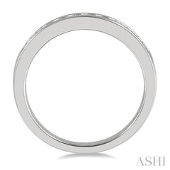 1/3 ctw Channel Set 11 Stone Round Cut Diamond Wedding Band in 14K White Gold 1/3 ctw Channel Set 11 Stone Round Cut Diamond Wedding Band in 14K White Gold