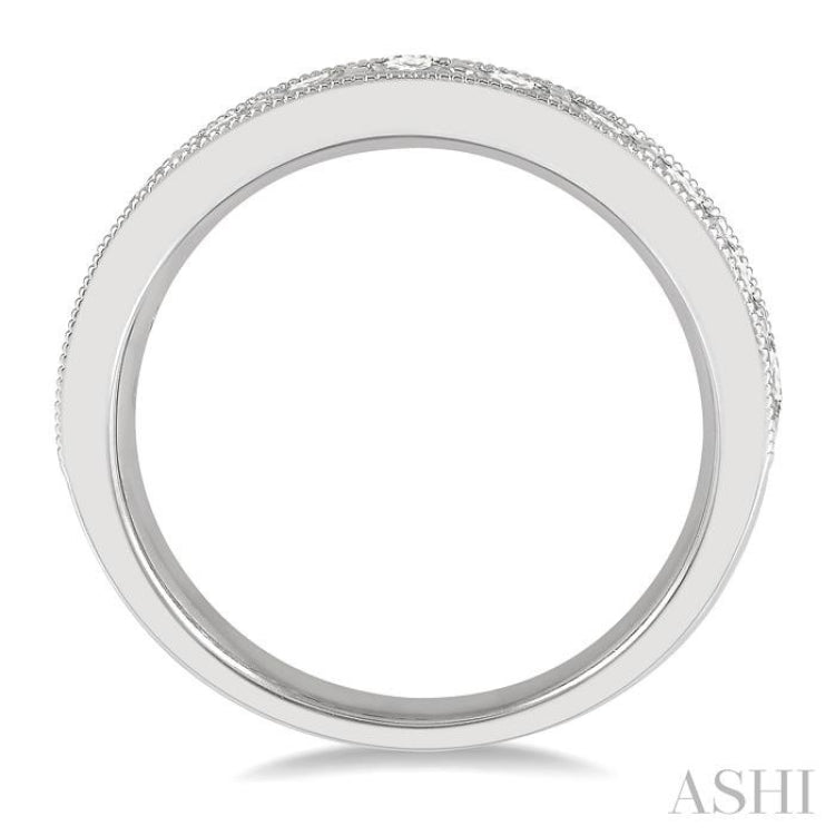 1 ctw Round Cut Diamond Wedding Band in 14K White Gold 1 ctw Round Cut Diamond Wedding Band in 14K White Gold