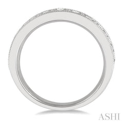 1 ctw Round Cut Diamond Wedding Band in 14K White Gold 1 ctw Round Cut Diamond Wedding Band in 14K White Gold