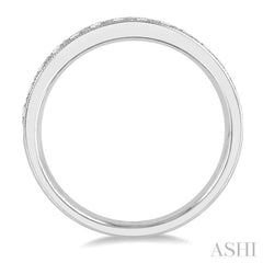 1/2 ctw Round Cut Diamond Wedding Band in 14K White Gold 1/2 ctw Round Cut Diamond Wedding Band in 14K White Gold
