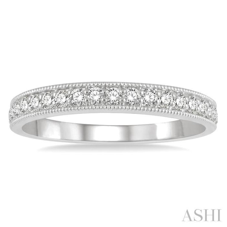 1/3 ctw Round Cut Diamond Wedding Band in 14K White Gold 1/3 ctw Round Cut Diamond Wedding Band in 14K White Gold