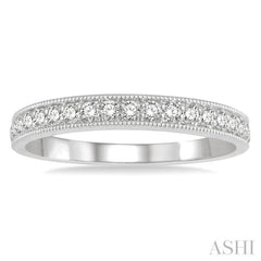1/3 ctw Round Cut Diamond Wedding Band in 14K White Gold 1/3 ctw Round Cut Diamond Wedding Band in 14K White Gold