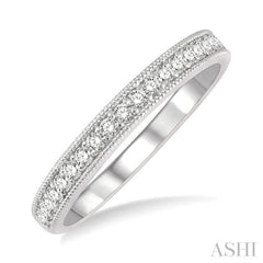1/4 ctw Round Cut Diamond Wedding Band in 14K White Gold 1/4 ctw Round Cut Diamond Wedding Band in 14K White Gold
