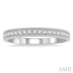 1/4 ctw Round Cut Diamond Wedding Band in 14K White Gold 1/4 ctw Round Cut Diamond Wedding Band in 14K White Gold