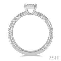 1/2 Ctw Firefly Lovebright Round Cut Diamond Cluster Ring in 14K White Gold 1/2 Ctw Firefly Lovebright Round Cut Diamond Cluster Ring in 14K White Gold