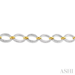 1/20 Ctw Single Cut Diamond Bracelet in Sterling Silver 1/20 Ctw Single Cut Diamond Bracelet in Sterling Silver