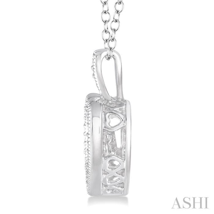 1/20 Ctw Heart Shape Diamond Emotion Pendant in Sterling Silver with Chain 1/20 Ctw Heart Shape Diamond Emotion Pendant in Sterling Silver with Chain