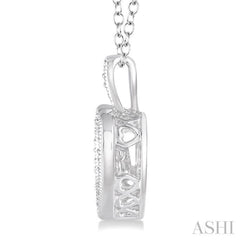 1/20 Ctw Heart Shape Diamond Emotion Pendant in Sterling Silver with Chain 1/20 Ctw Heart Shape Diamond Emotion Pendant in Sterling Silver with Chain