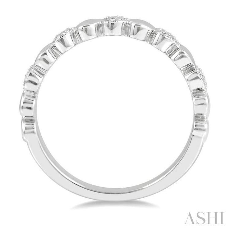 1/20 Ctw Mini Hearts Single Cut Diamond Fashion Band in Sterling Silver 1/20 Ctw Mini Hearts Single Cut Diamond Fashion Band in Sterling Silver