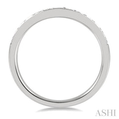 1/3 ctw Arched Round Cut Diamond Wedding Band in 14K White Gold 1/3 ctw Arched Round Cut Diamond Wedding Band in 14K White Gold