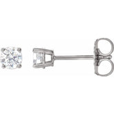 14K White 1/3 CTW Natural Diamond Earrings
