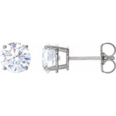 14K White 2 CTW Natural Diamond Earrings