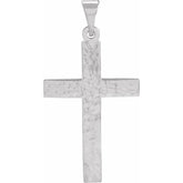 Platinum Cross Pendant