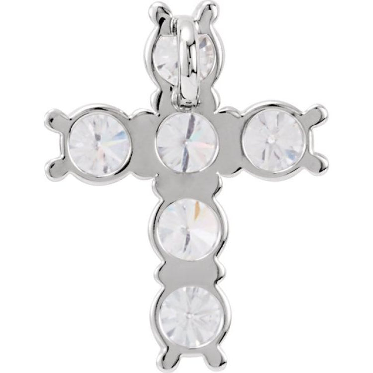 Platinum 1 1/6 CTW Natural Diamond Cross Pendant Platinum 1 1/6 CTW Natural Diamond Cross Pendant