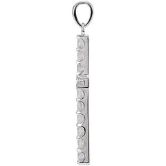 Platinum 1 CTW Natural Diamond Cross Pendant Platinum 1 CTW Natural Diamond Cross Pendant