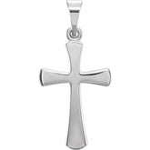 Platinum Cross Pendant