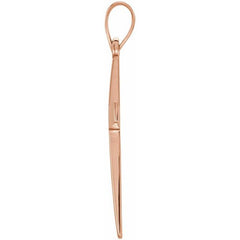 14K Rose Cross Pendant 14K Rose Cross Pendant