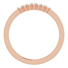 14K Rose 1/10 CTW Natural Diamond Anniversary Band 14K Rose 1/10 CTW Natural Diamond Anniversary Band