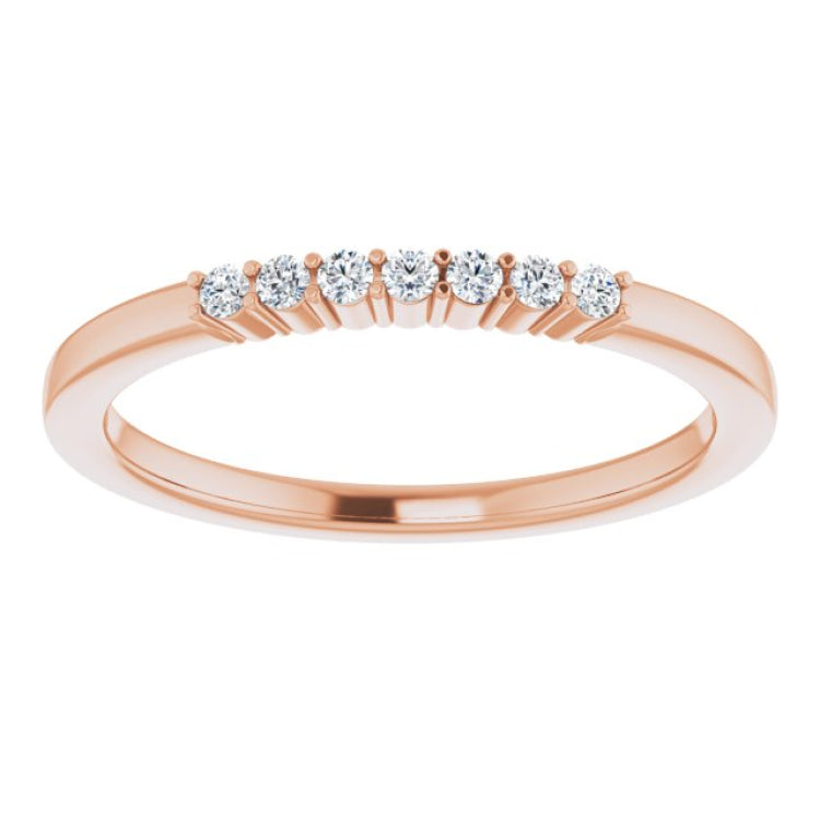 14K Rose 1/10 CTW Natural Diamond Anniversary Band 14K Rose 1/10 CTW Natural Diamond Anniversary Band
