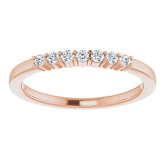 14K Rose 1/8 CTW Natural Diamond Anniversary Band 14K Rose 1/8 CTW Natural Diamond Anniversary Band