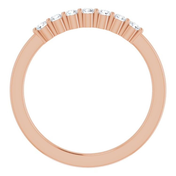 14K Rose 1/5 CTW Natural Diamond Anniversary Band 14K Rose 1/5 CTW Natural Diamond Anniversary Band