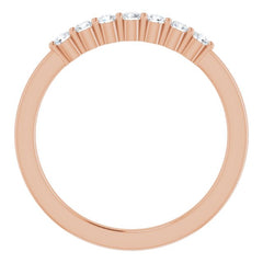 14K Rose 1/5 CTW Natural Diamond Anniversary Band 14K Rose 1/5 CTW Natural Diamond Anniversary Band