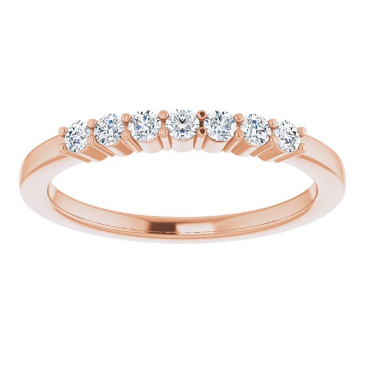14K Rose 1/5 CTW Natural Diamond Anniversary Band 14K Rose 1/5 CTW Natural Diamond Anniversary Band