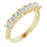14K Yellow 3/4 CTW Natural Diamond Anniversary Band
