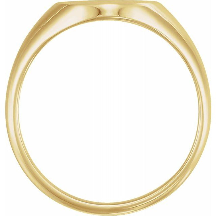 10K Yellow Oval Signet Ring 10K Yellow Oval Signet Ring