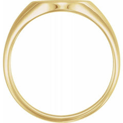 10K Yellow Oval Signet Ring 10K Yellow Oval Signet Ring
