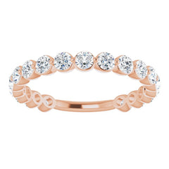 14K Rose 1 1/6 CTW Natural Diamond Anniversary Band 14K Rose 1 1/6 CTW Natural Diamond Anniversary Band