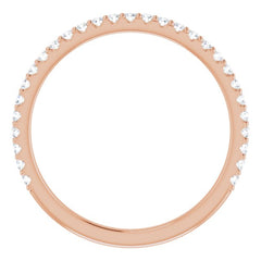 14K Rose 1/4 CTW Natural Diamond Anniversary Band 14K Rose 1/4 CTW Natural Diamond Anniversary Band