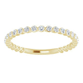 14K Yellow 1/3 CTW Natural Diamond Anniversary Band