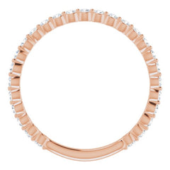 14K Rose 1/3 CTW Natural Diamond Anniversary Band 14K Rose 1/3 CTW Natural Diamond Anniversary Band