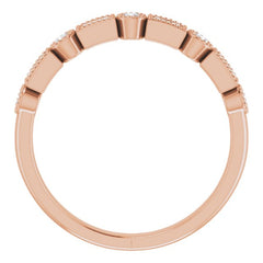 14K Rose 1/4 CTW Natural Diamond Anniversary Band 14K Rose 1/4 CTW Natural Diamond Anniversary Band