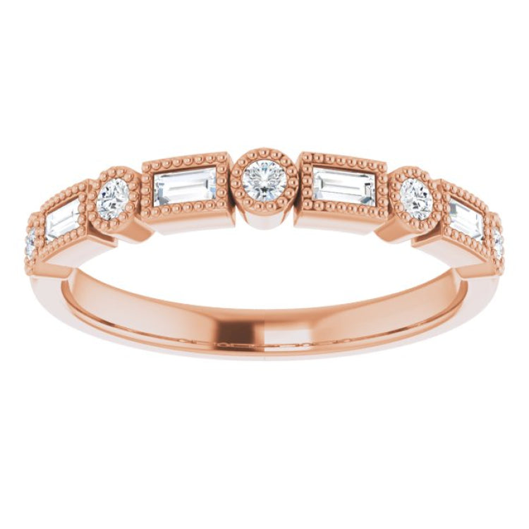14K Rose 1/4 CTW Natural Diamond Anniversary Band 14K Rose 1/4 CTW Natural Diamond Anniversary Band