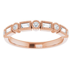 14K Rose 1/4 CTW Natural Diamond Anniversary Band 14K Rose 1/4 CTW Natural Diamond Anniversary Band