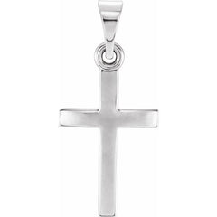 14K White Cross Pendant 14K White Cross Pendant