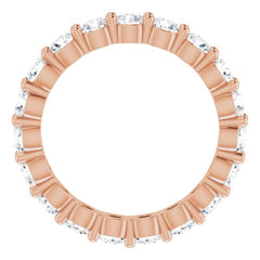 14K Rose 1 3/4 CTW Natural Diamond Eternity Band Size 4.5 14K Rose 1 3/4 CTW Natural Diamond Eternity Band Size 4.5