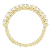 14K Yellow 1/2 CTW Natural Diamond Anniversary Band